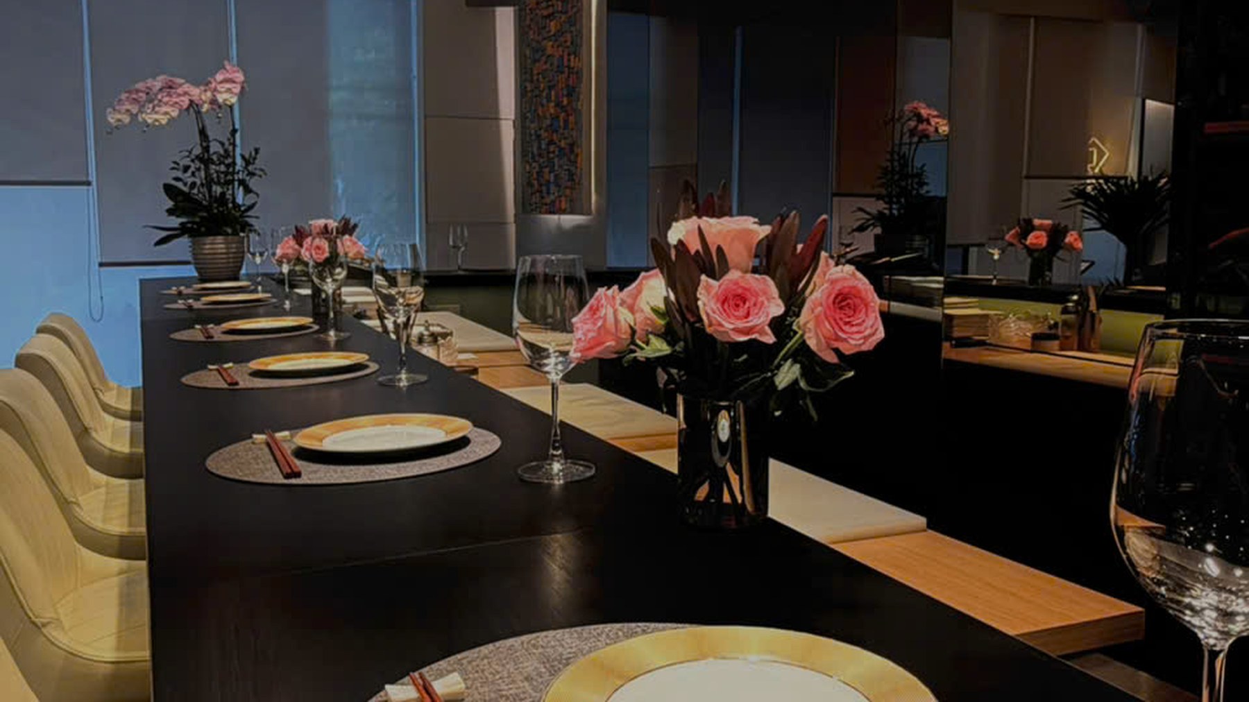 The ten-seat omakase counter at Kasen, District 1